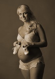 Těhotenské fotografie